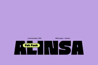 Alinsa — Display Font