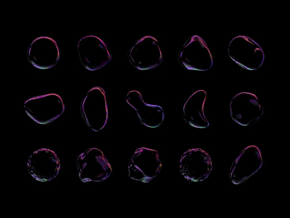 Transparent Soap Bubbles