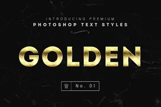 Photoshop Gold Text Styles