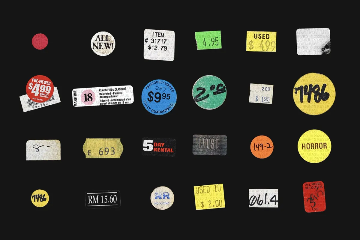 Used Stickers Collection