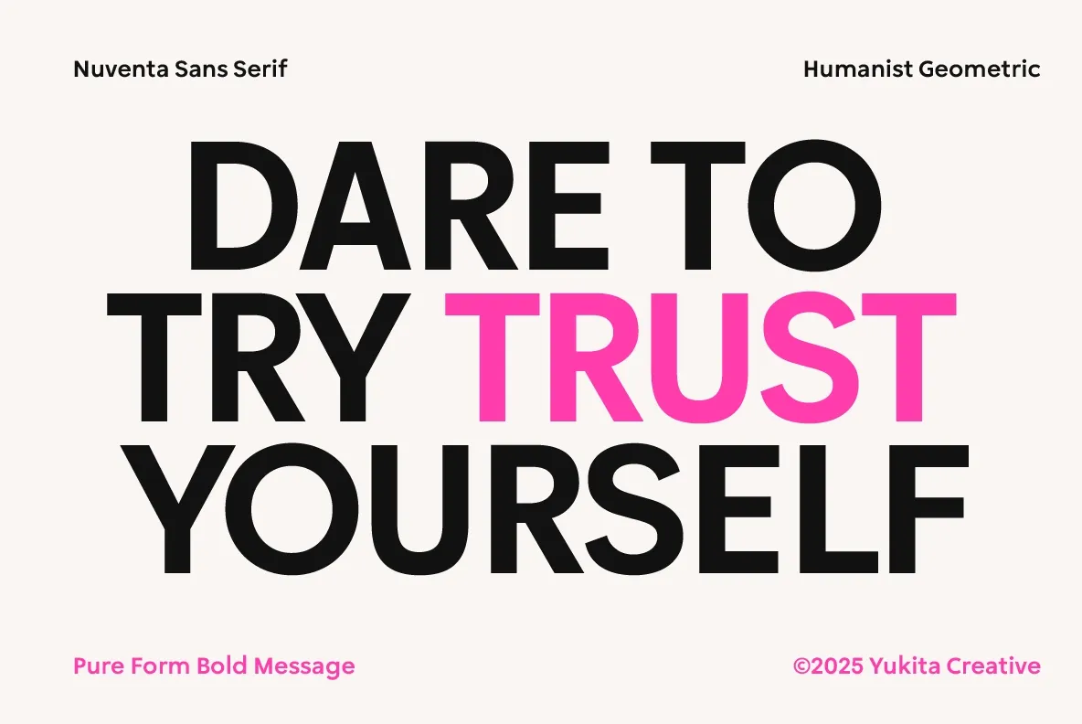 Nuventa - Humanist Sans Serif Font Family