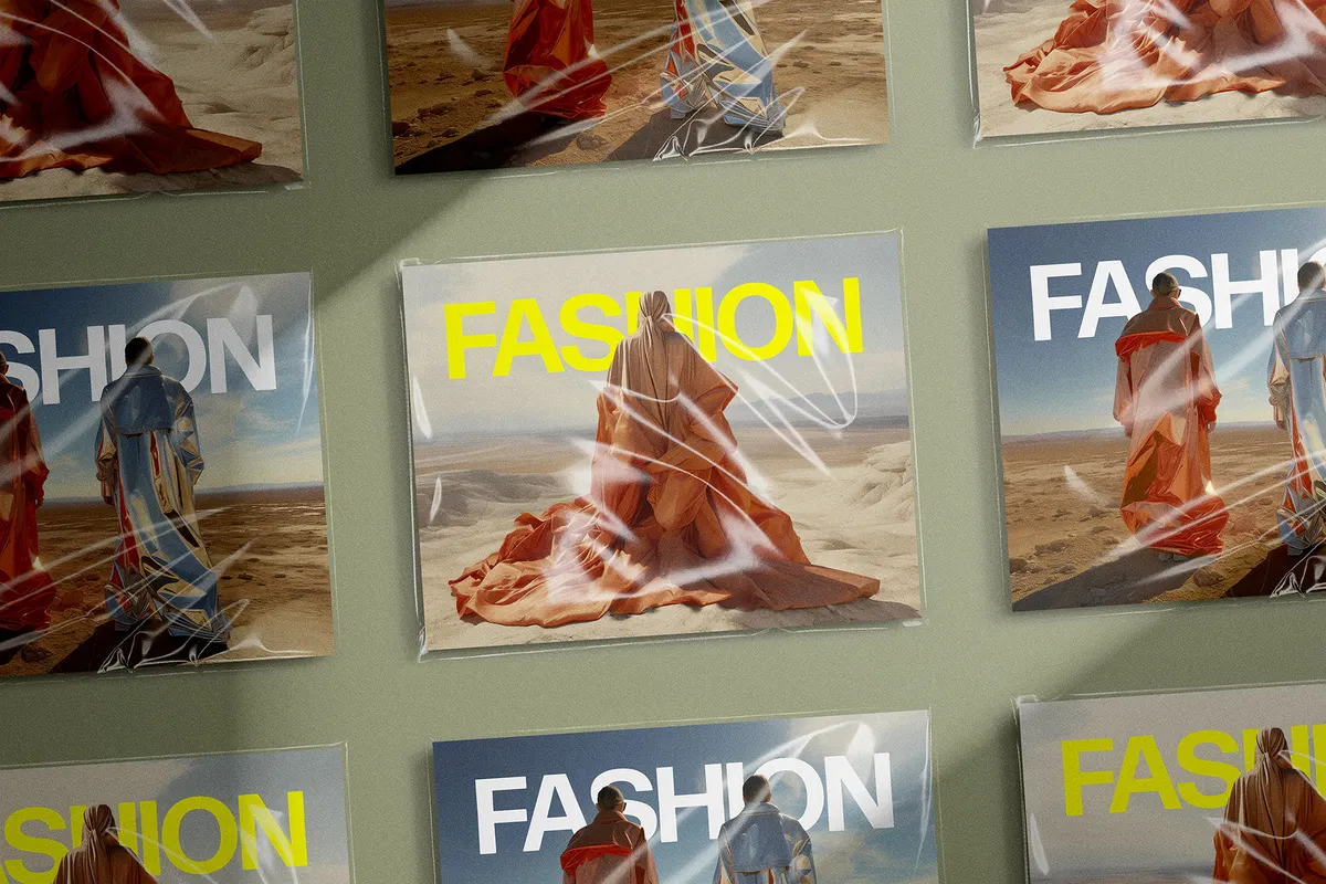 A4 & US Paper Landscape Magazine Mockups