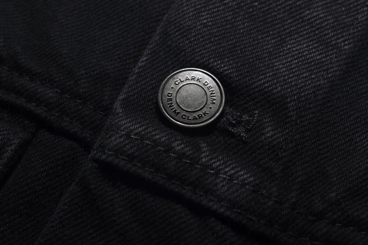 Denim Brand Button Mockup