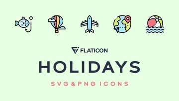 Holidays Vector Icons