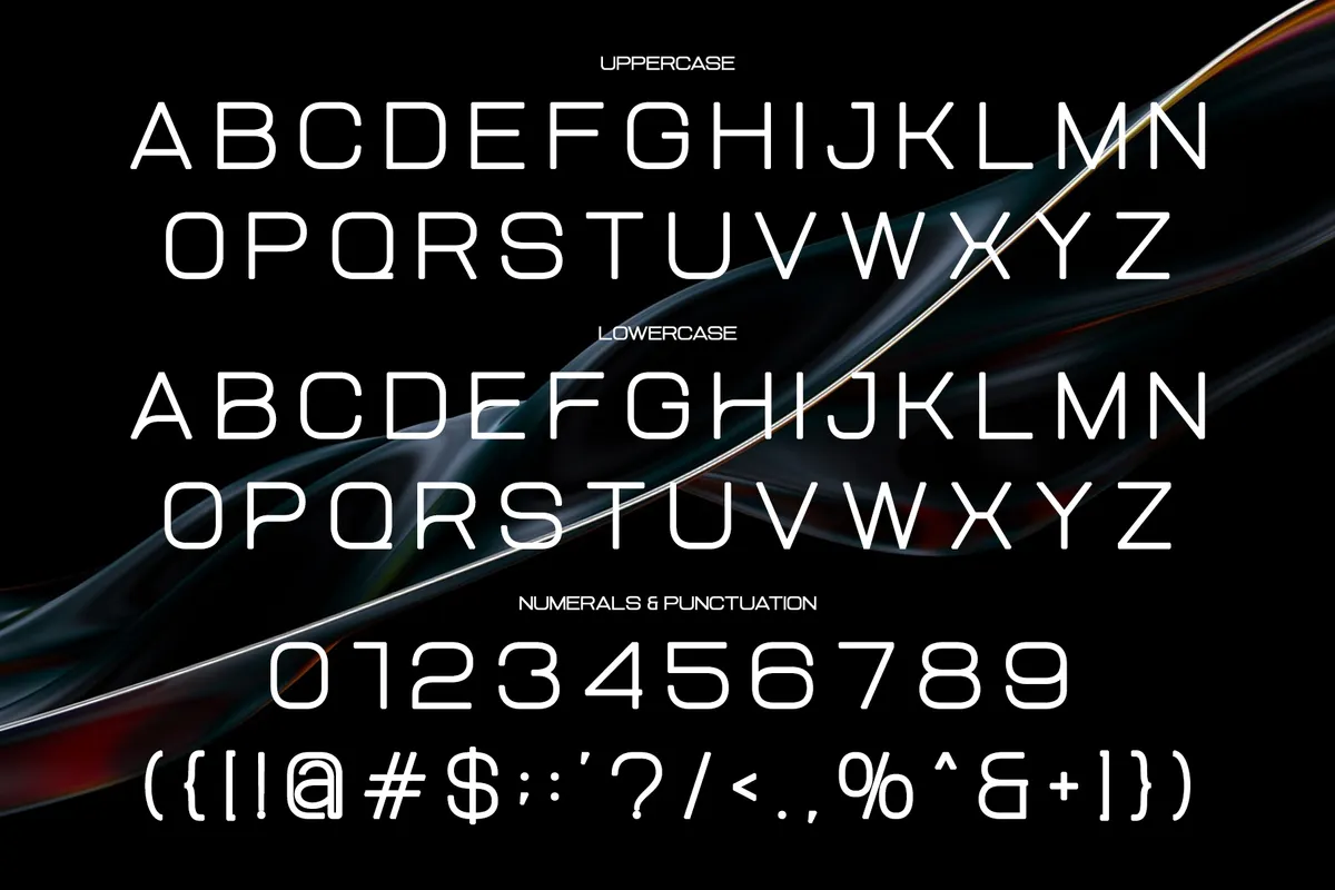 Aeromaze - Wide Geometric Sans Serif Font Family