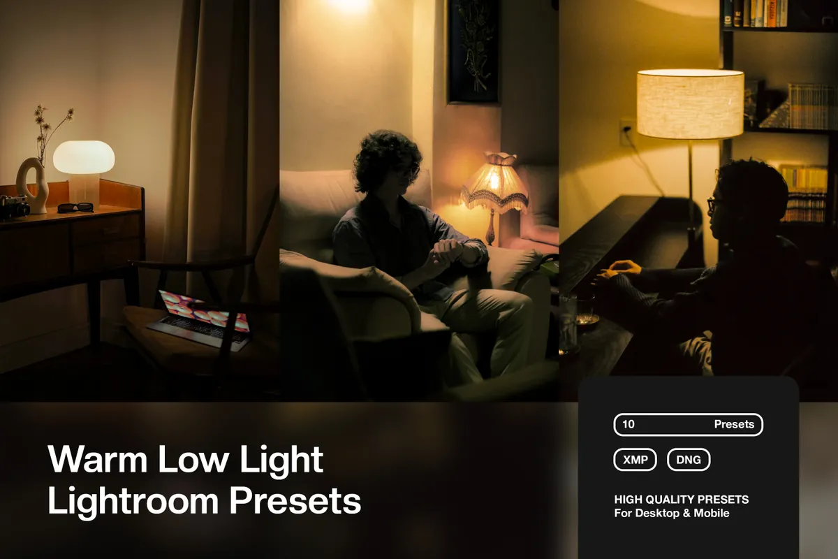 Warm Low Light Lightroom Presets