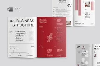 Company Profile Brochure Word Template - RELL