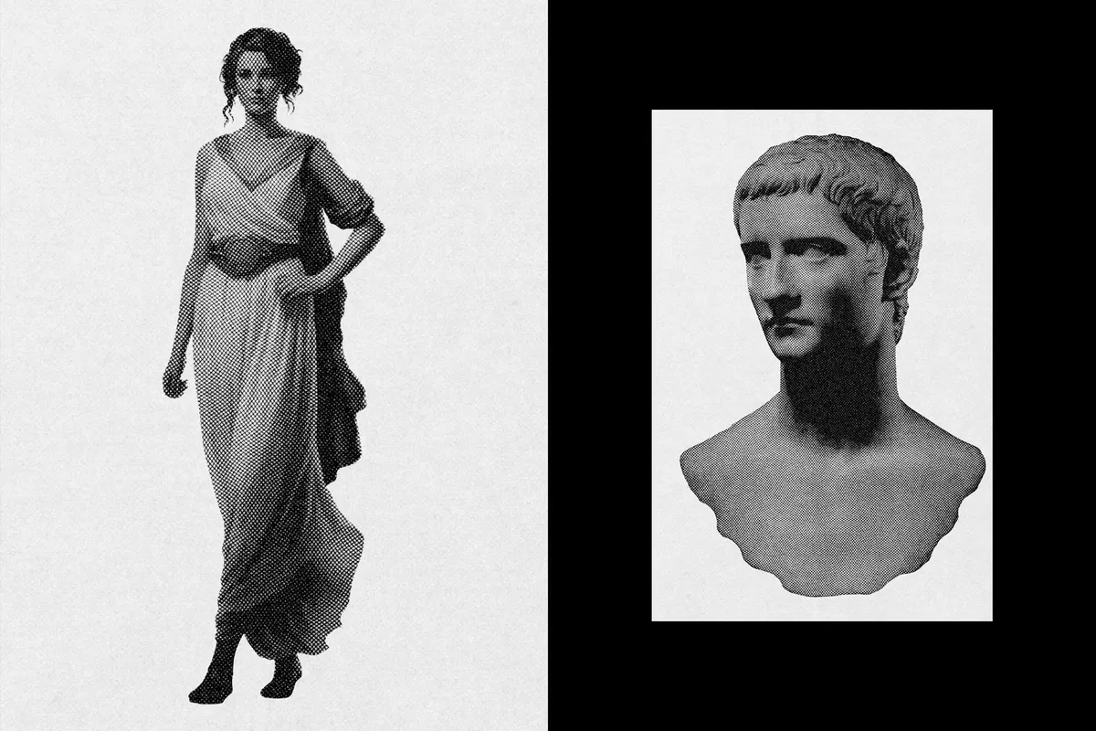 Antique Engraving Photo Effect