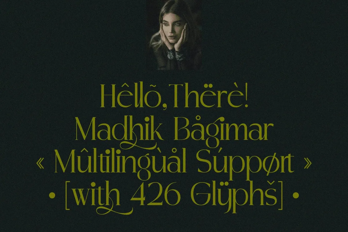 MADHIK BAGIMAR — Elegant Luxury Serif Font