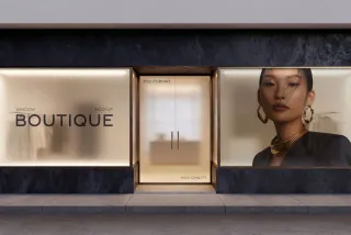 Boutique Storefront Window Mockup
