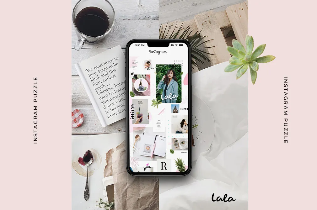 Lala Puzzle Instagram Templates
