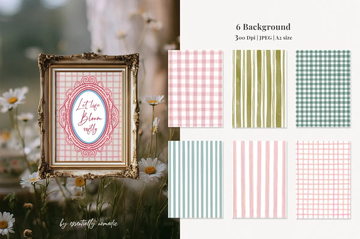 Cottagecore Decorative Frame Clipart