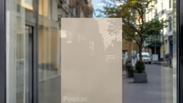 Window Poster Mockup