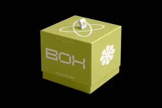 Luxury Box Mockup with Lid