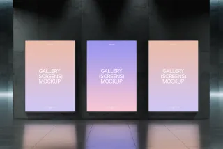 Gallery Screens Mockup