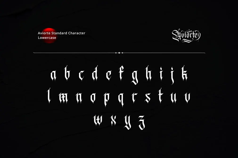 Aviorte Blackletter Font