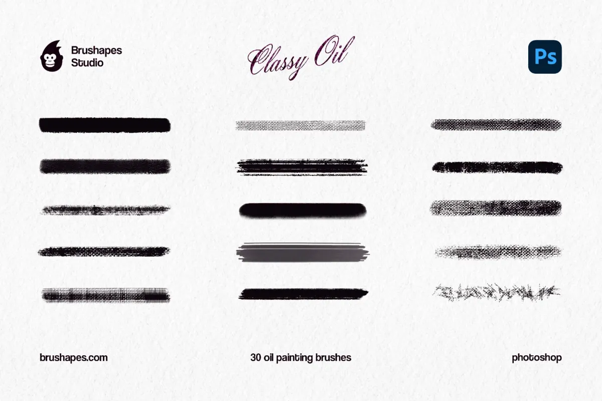 Classy Oil Photoshop Brushes