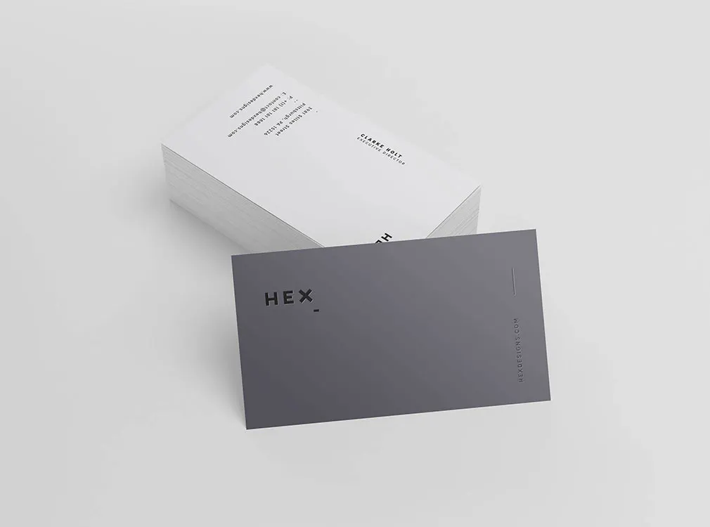 HEX Business Card Template