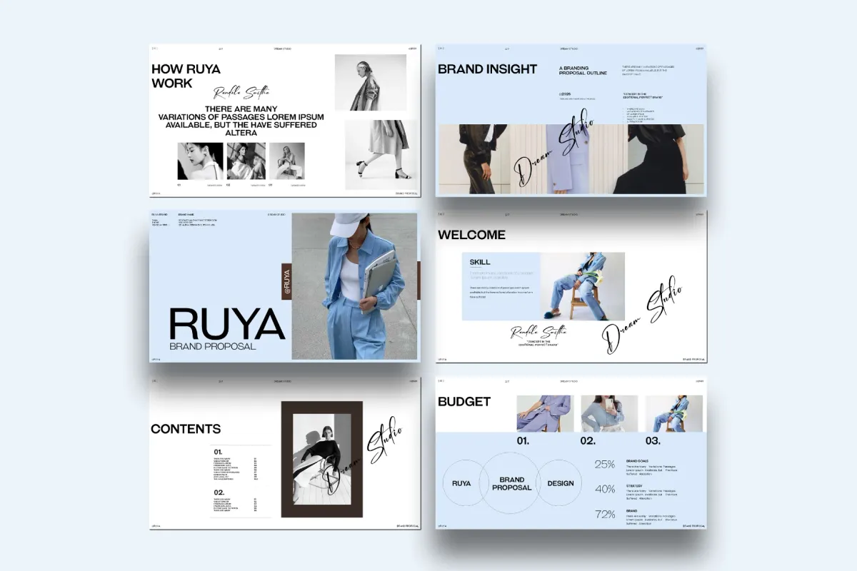 RUYA / Brand Proposal Presentation Template