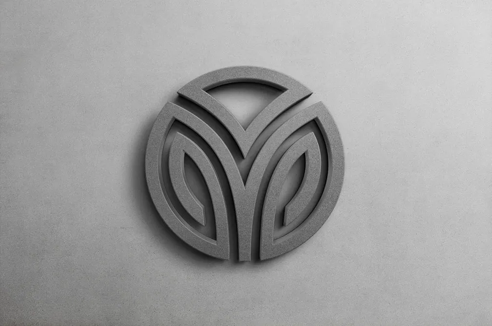 Stone Sign Logo Mockup