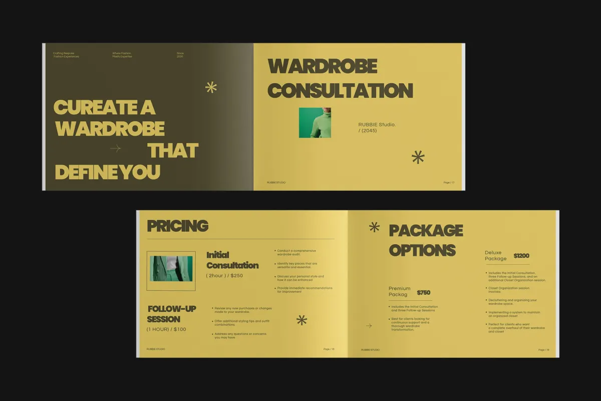 CANVA Services and Pricing Guide Template