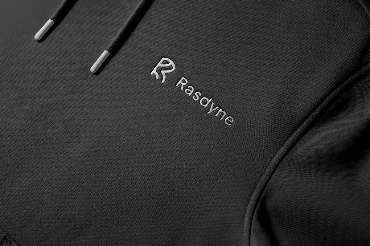Hoodie Embroidered Logo Mockup