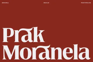 PRAK Moranela - Luxury Serif Font