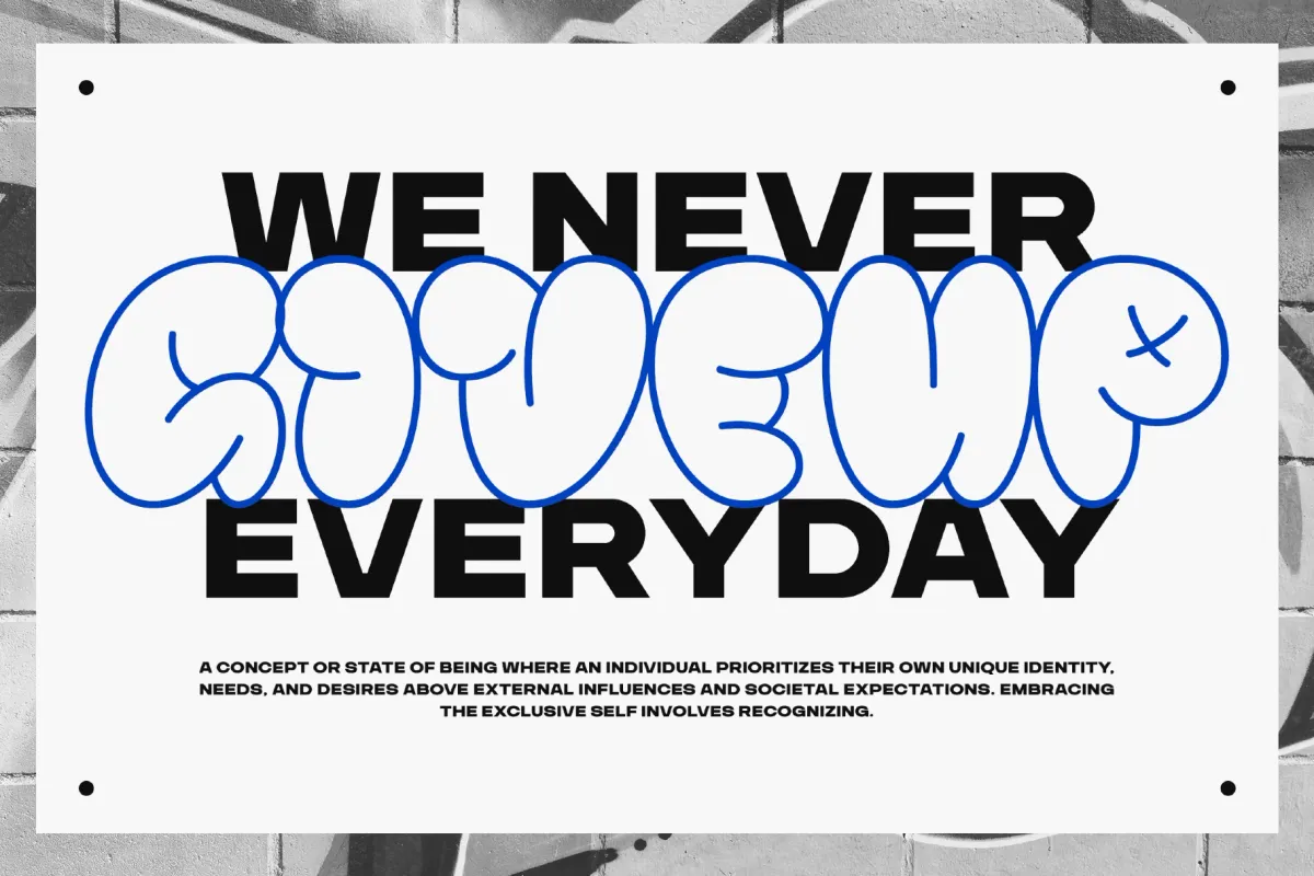 Grafyne - Balloon Graffiti Font