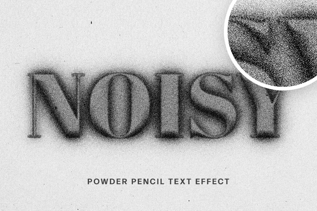 Powder Pencil Text Effect