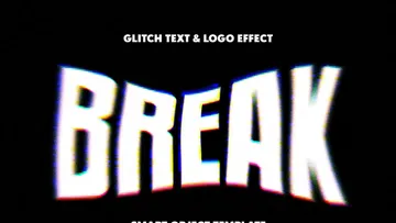 Glitch Text & Logo Effect