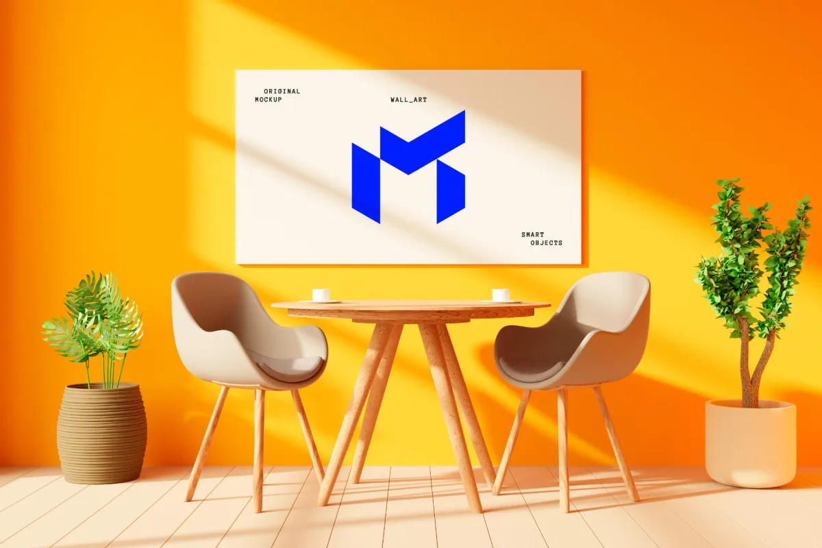 Café Poster Mockup