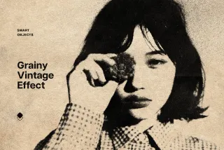 Grainy Vintage Photo Effect