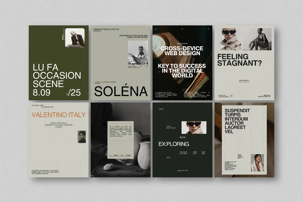 ZORA | Instagram Post & Story Templates for Canva Vol.2