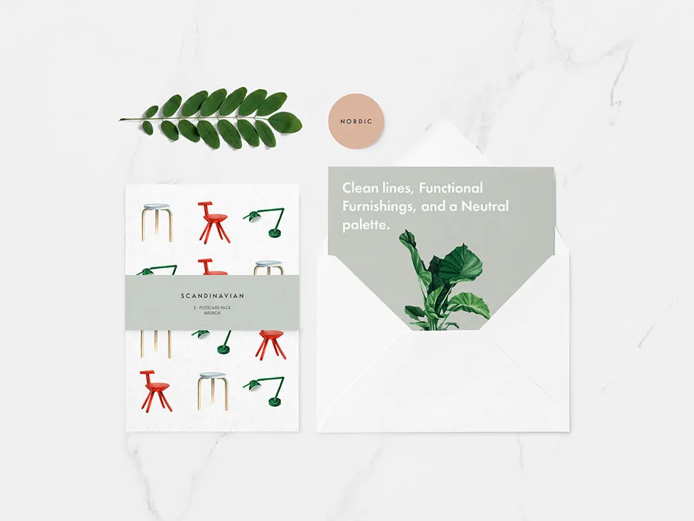 Scandi Interior Watercolor Set