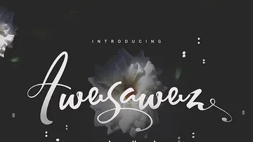 Awesawez Script Font