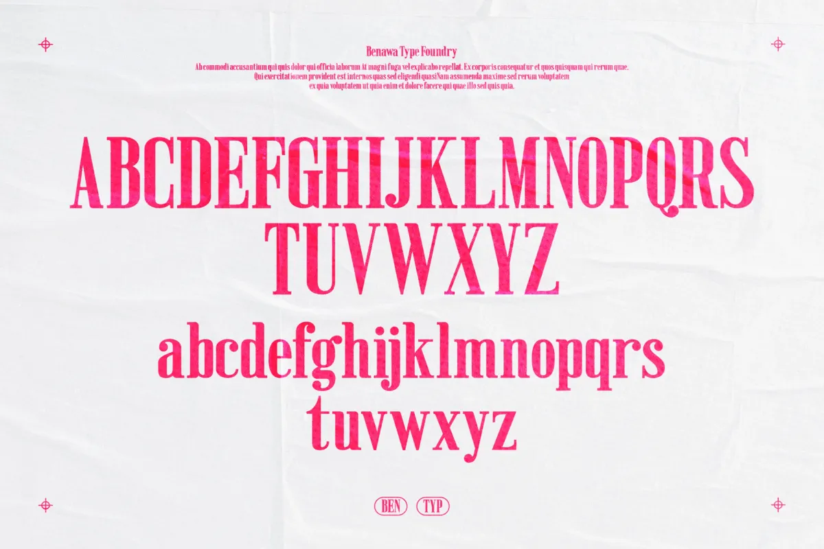 Postress - Condensed Serif Font