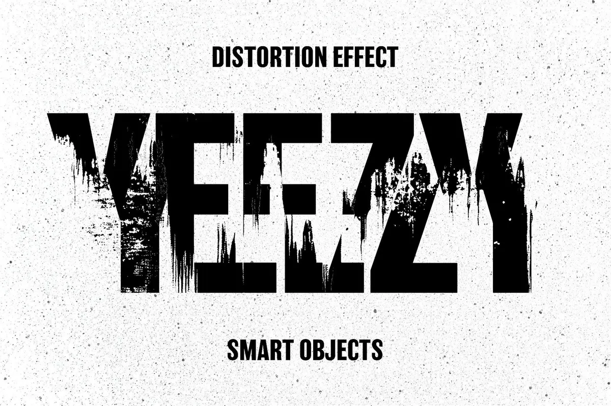 Displaced Distort Text Effect