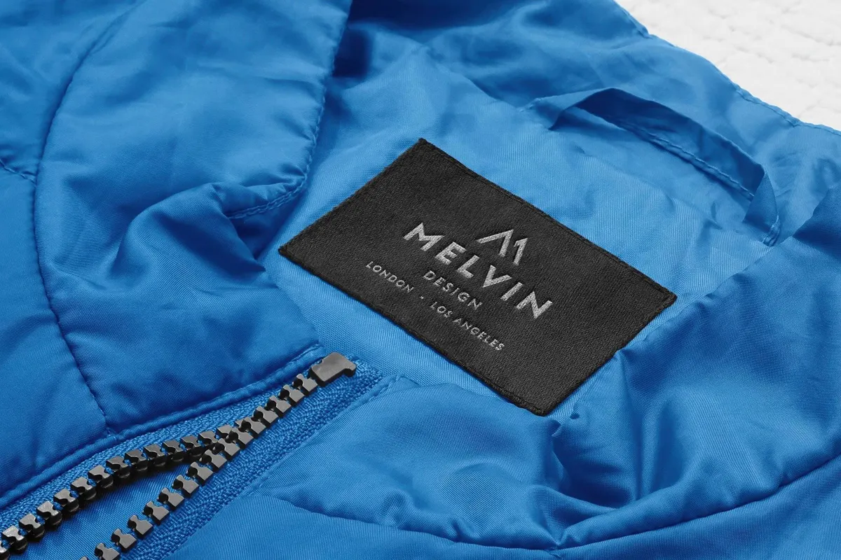 Stylish Jacket Label Mockup