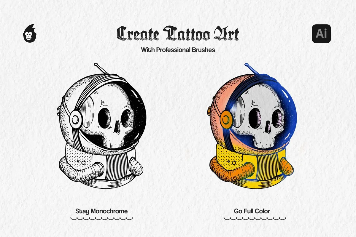 Essential Liner Illustrator Brushes