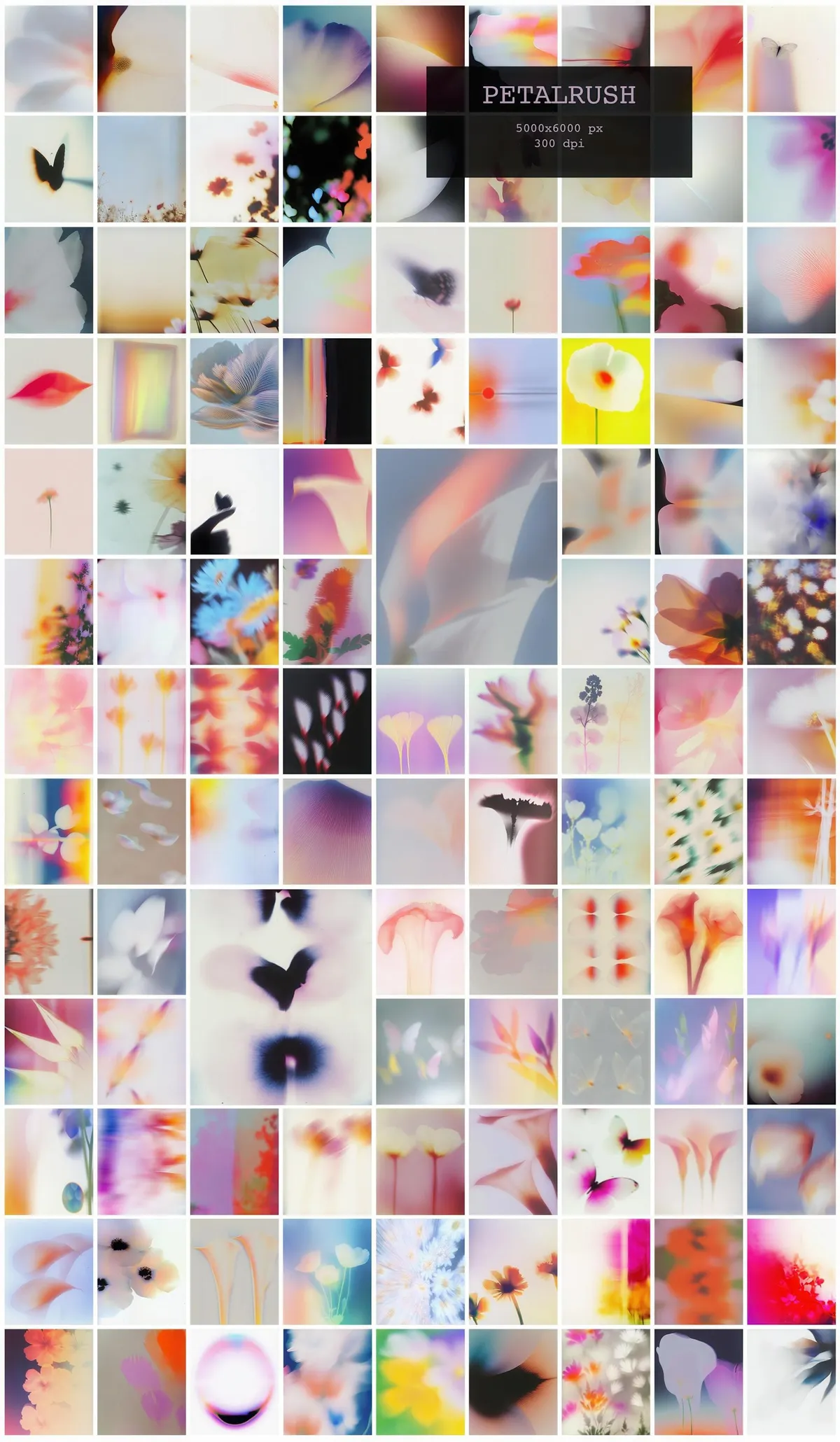 PETALRUSH: Floral Backgrounds