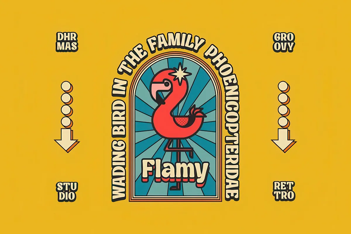 Kelpo - Groovy Retro Typeface
