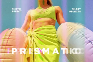 Fractal Prismatic Photo Effect