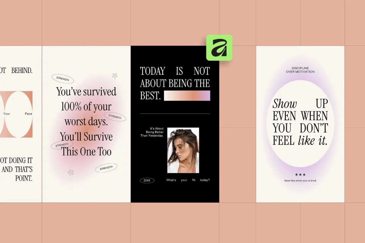 Motivational Quotes Instagram Affinity Template