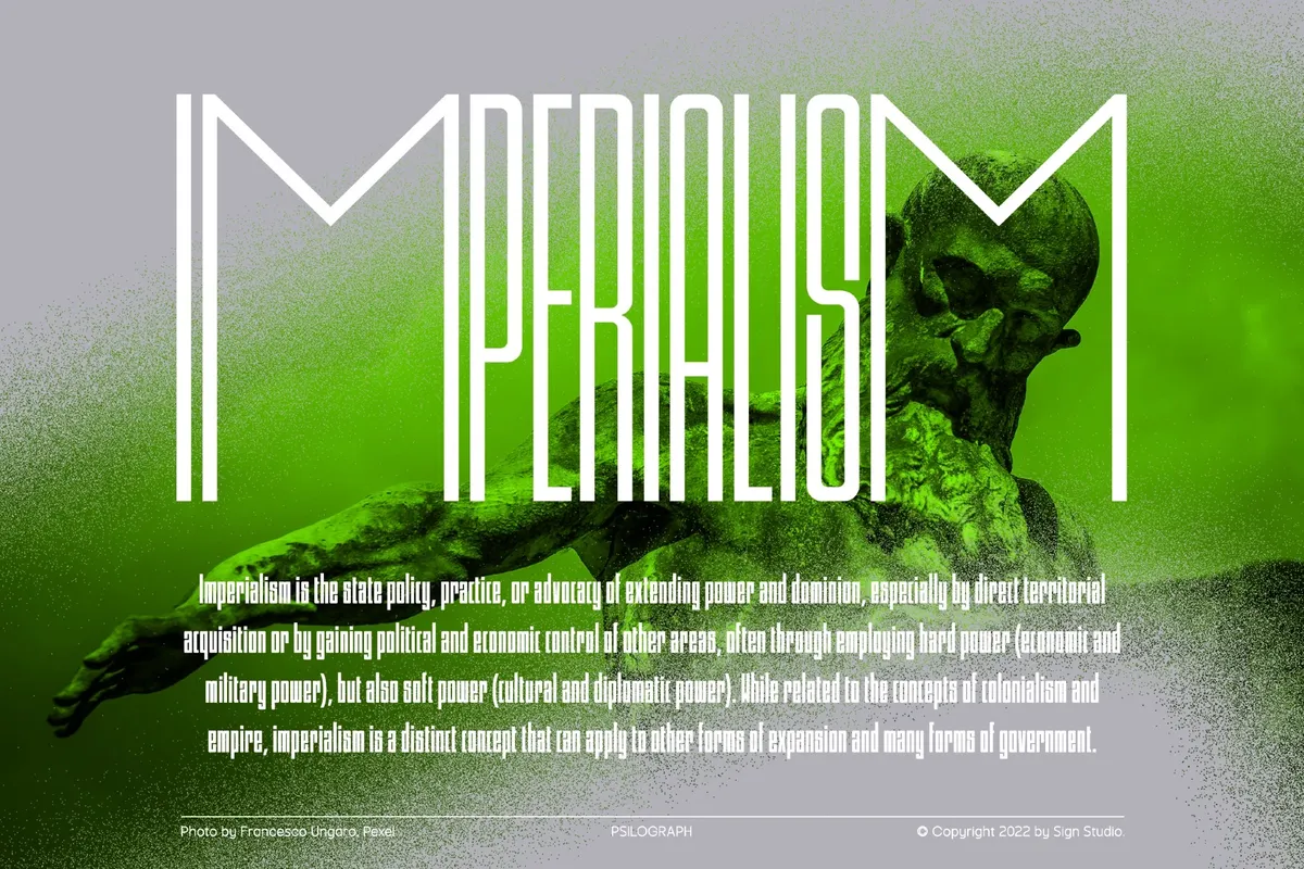 Psilograph - Extra Condensed Font