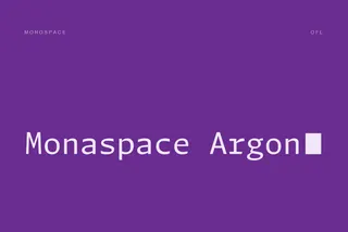 Monaspace Argon - Free Tech Font
