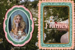 Cottagecore Decorative Frame Clipart