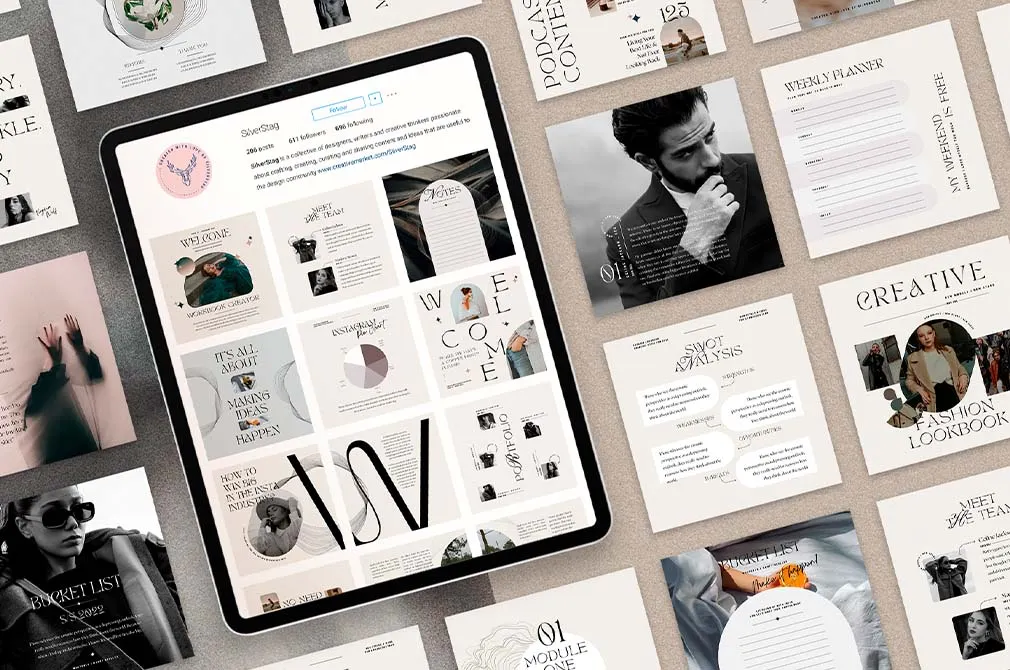 Blanche — Chic Canva Instagram Posts