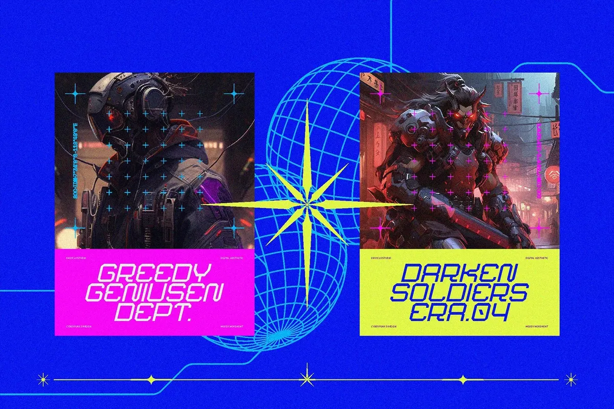 ARSEGZONE - Futuristic Sci-Fi Techno Font