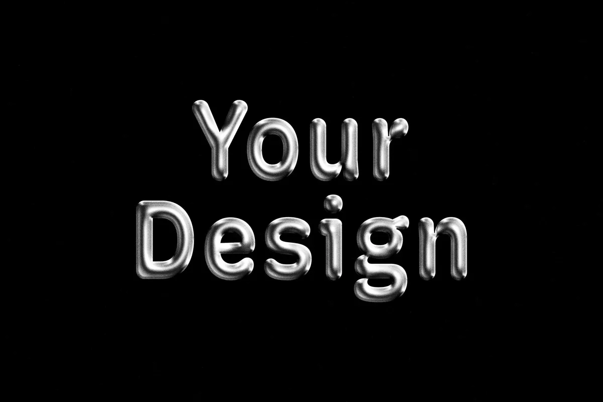 Chromatic Metal Text & Logo Effect