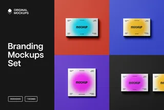 Branding Stationery Mockups Set